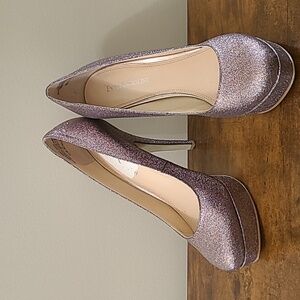 Enzo Angiolini Glitter platform heels size 8.5
